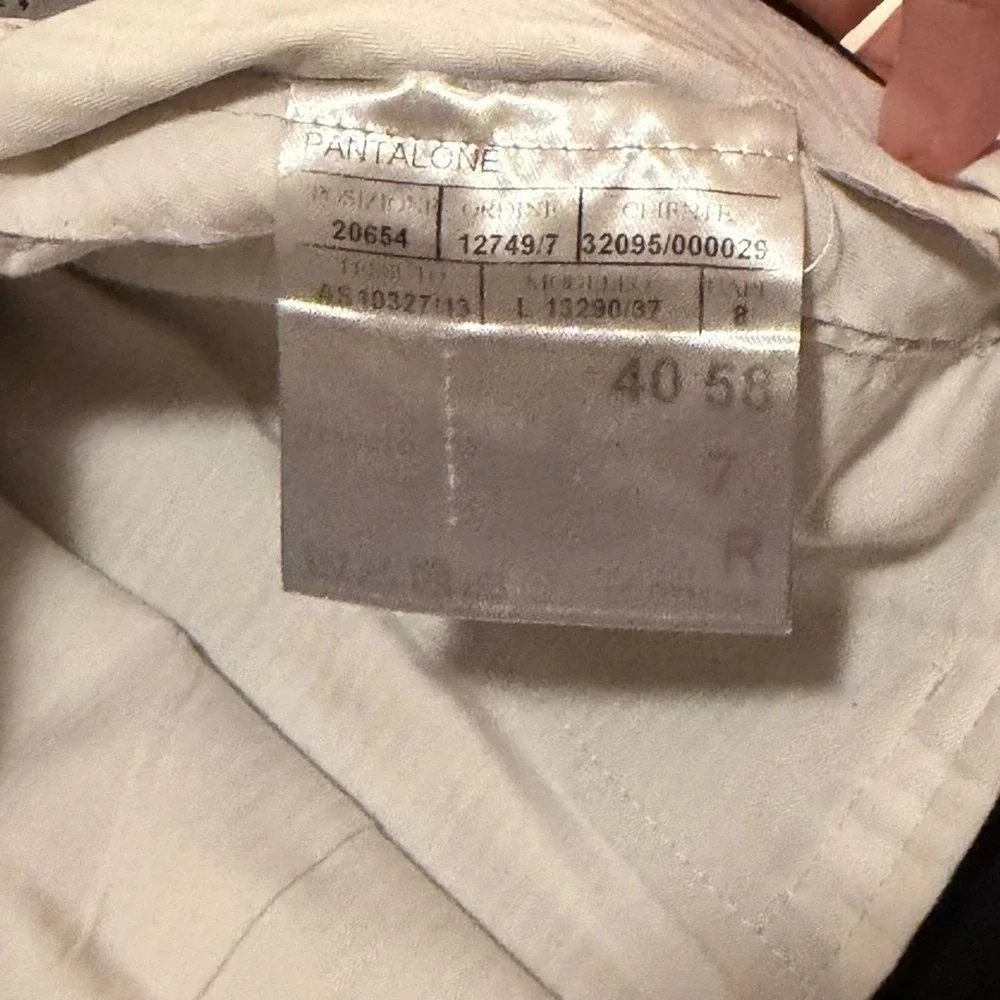 Canali Dress Pants Mens 40 Black Flat Front Wool Trousers Made in Italy‎ Office
